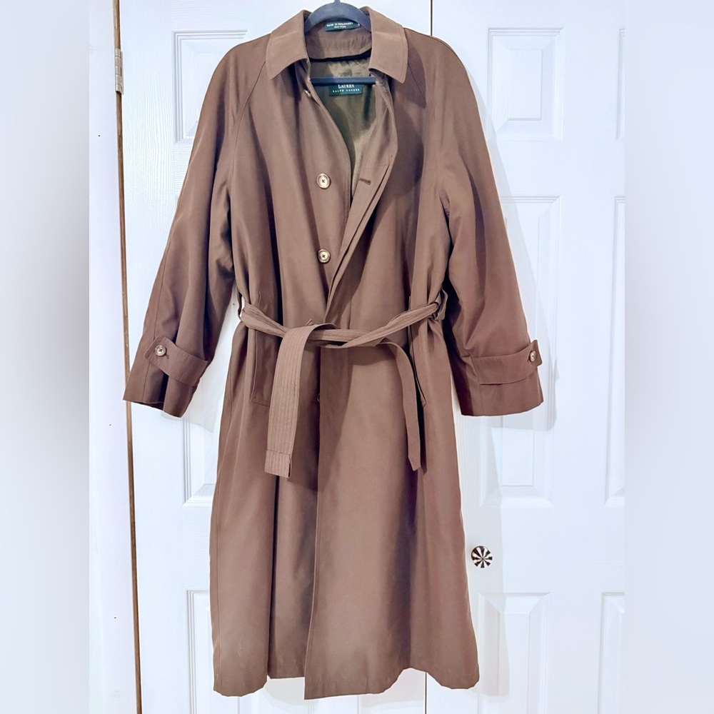 Ralph Lauren Dark Brown classic trench coat